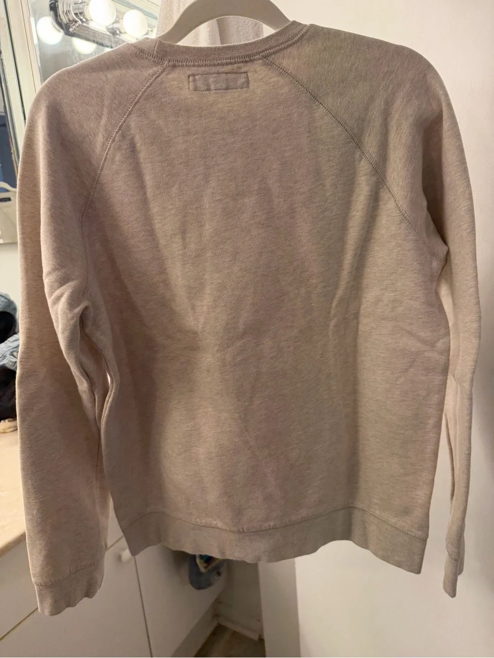 PacSun Men's Light Beige Crewneck Sweatshirt